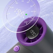 Load image into Gallery viewer, 4000mAh 199 Gears Mini Handheld Fan Outdoor Portable High-Speed Turbo Fan USB Charging