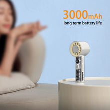 Load image into Gallery viewer, 100 Gears Summer Handheld Cooling Fan With Digital Display Outdoor Portable High-Speed Turbo Fan USB Charging