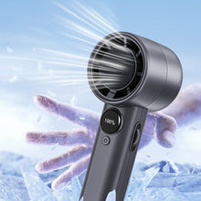 Load image into Gallery viewer, 2000mAh Handheld High-Speed Fan With Digital Display Portable Outdoor 100Gears Stepless Adjustable Turbo Fan