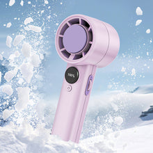 Load image into Gallery viewer, 2000mAh Handheld High-Speed Fan With Digital Display Portable Outdoor 100Gears Stepless Adjustable Turbo Fan