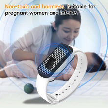 Load image into Gallery viewer, Smart Ultrasonic Mosquito Repellent Bracelet 3Gears Frequency Conversion High-Efficiency Mosquito Repellent USB Charging