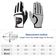 Load image into Gallery viewer, 1Pc Men's Super Fiber Cloth Golf Gloves For Left Hand Anti-Slip Breathable Sports Gloves Self-Adhesive Cloth Fixed Golf Equipment