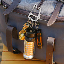 Load image into Gallery viewer, Outdoor Stainless Steel Cat Keychain Portable Detachable S-Shaped Quick-Release Buckle Hardware Accessories