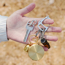 Load image into Gallery viewer, Outdoor Stainless Steel Cat Keychain Portable Detachable S-Shaped Quick-Release Buckle Hardware Accessories