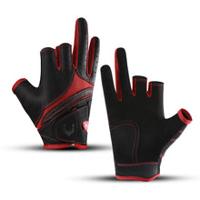 Load image into Gallery viewer, 1Pair Outdoor Exposed Finger Fishing Cycling Gloves Professional Wear-Resistant Anti-Slip Lure Gloves