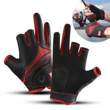 Load image into Gallery viewer, 1Pair Outdoor Exposed Finger Fishing Cycling Gloves Professional Wear-Resistant Anti-Slip Lure Gloves