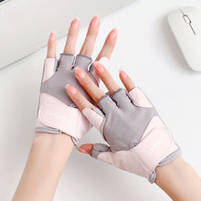 Load image into Gallery viewer, 1Pair Half-Finger Fitness Gloves Wear-Resistant Prevent Calluses Sports Hand Protectors Outdoor Cycling Anti-Slip Gloves