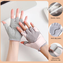 Load image into Gallery viewer, 1Pair Half-Finger Fitness Gloves Wear-Resistant Prevent Calluses Sports Hand Protectors Outdoor Cycling Anti-Slip Gloves