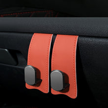 Load image into Gallery viewer, Universal Car Passenger Glove Box Hooks Purse Bag Hanger Hat Holder Interior Storage Auto Suede Accessories Hook