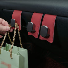Load image into Gallery viewer, Universal Car Passenger Glove Box Hooks Purse Bag Hanger Hat Holder Interior Storage Auto Suede Accessories Hook