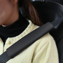 Load image into Gallery viewer, Leather and Suede Car Seat Belt Shoulder Cover Seat Belt Pad Car Styling Interior Seat Belt Cover Accessories