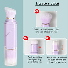 Load image into Gallery viewer, Small 2 in1 Rubik's Cube Telescopic Brush Powder Blusher Makeup Brush Portable Makeup Tool Foundation Make-up Powder Blusher Brush