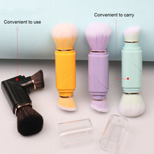 Load image into Gallery viewer, Small 2 in1 Rubik's Cube Telescopic Brush Powder Blusher Makeup Brush Portable Makeup Tool Foundation Make-up Powder Blusher Brush