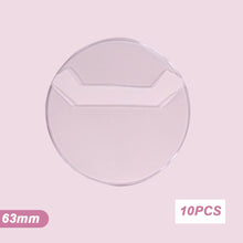 Load image into Gallery viewer, 10pcs Transparent Badge Display Sleeve Round Card Storage Case Anime Badges Decoration PVC Protector