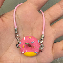 Load image into Gallery viewer, Dollhouse Mini Doughnut Pendant Model Cartoon Doughnut Cute Hanging Neck Accessories Dollhouse Pendant