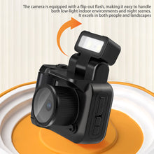 Load image into Gallery viewer, Mini Camera With Screen HD 1080p With Flash Lamp And Battery Dock Portable Retro Ultra Compact Mini Camera Video Recorder Y4000
