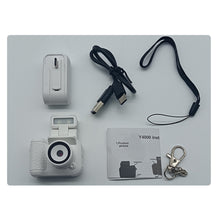 Load image into Gallery viewer, Mini Camera With Screen HD 1080p With Flash Lamp And Battery Dock Portable Retro Ultra Compact Mini Camera Video Recorder Y4000