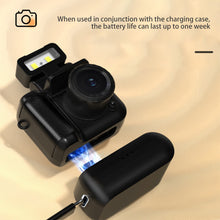 Load image into Gallery viewer, Mini Camera With Screen HD 1080p With Flash Lamp And Battery Dock Portable Retro Ultra Compact Mini Camera Video Recorder Y4000