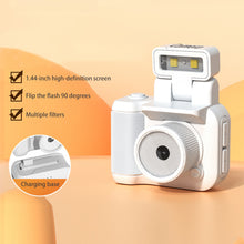 Load image into Gallery viewer, Mini Camera With Screen HD 1080p With Flash Lamp And Battery Dock Portable Retro Ultra Compact Mini Camera Video Recorder Y4000