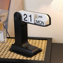 Load image into Gallery viewer, ins Design Desktop Eternal Flipping Calendar Creative Simple Calendar Modern Living Room Decoration Office Stationery