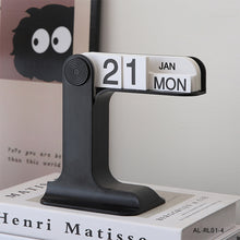 Load image into Gallery viewer, ins Design Desktop Eternal Flipping Calendar Creative Simple Calendar Modern Living Room Decoration Office Stationery