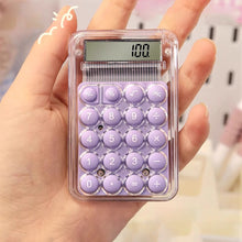 Load image into Gallery viewer, Cute Silent Calculator Mini Version Learning Auxiliary Small Portable Calculator Back To School Supplies Students/Finance