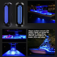 Load image into Gallery viewer, Universal Zinc Marine Navigation Lights Starboard Lights Bow Lamp Red Green Sailing Light For Boat Pontoon Warning Light
