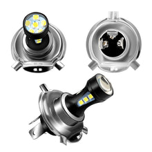 Load image into Gallery viewer, 12V 6000K 3030 18SMD Car LED Headlight Fog Light Bulbs H4 Auto Driving Running Lamps Motorcycle Headlights