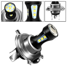 Load image into Gallery viewer, 12V 6000K 3030 18SMD Car LED Headlight Fog Light Bulbs H4 Auto Driving Running Lamps Motorcycle Headlights