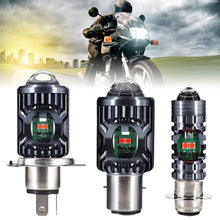 Load image into Gallery viewer, Motorcycle LED Headlight H4 BA20D P15D High Low Beam Scooter Motorbike Headlamp Super Bright Light Front Lamp