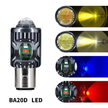 Load image into Gallery viewer, Motorcycle LED Headlight H4 BA20D P15D High Low Beam Scooter Motorbike Headlamp Super Bright Light Front Lamp