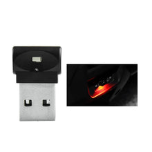 Load image into Gallery viewer, Car USB Interior Ambient Atmosphere Light Foot Lamp LED Signal Lights Auto Reading Lamp Decorations
