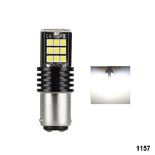 Load image into Gallery viewer, Car LED Reversing Lights Parking Brake Lights Turn Signal Lights White Red BA15S LED 1157 BAY15D Bulb 3030 Bulbs