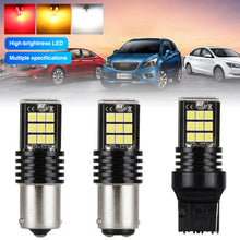 Load image into Gallery viewer, Car LED Reversing Lights Parking Brake Lights Turn Signal Lights White Red BA15S LED 1157 BAY15D Bulb 3030 Bulbs