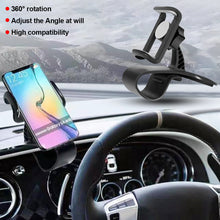 Load image into Gallery viewer, Universal Car Phone Holder Stand Dashboard Car Clip Mount GPS Bracket Car Mobile Phone Support in Car For iPhone Xiaomi Samsung