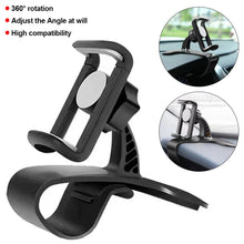 Load image into Gallery viewer, Universal Car Phone Holder Stand Dashboard Car Clip Mount GPS Bracket Car Mobile Phone Support in Car For iPhone Xiaomi Samsung