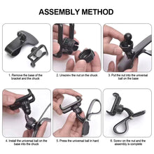 Load image into Gallery viewer, Universal Car Phone Holder Stand Dashboard Car Clip Mount GPS Bracket Car Mobile Phone Support in Car For iPhone Xiaomi Samsung