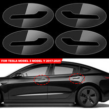 Load image into Gallery viewer, 8Pcs/Set Car Door Handle Scratch Protector Inverted Door Handle Paint Protective TPU Film Clothing For Tesla Model 3 Model Y 2017-2025