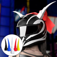 Load image into Gallery viewer, Motorcycle Helmet Devil Horns Long Bull Horn Electric Front Rear Bumper Accessories Car Bike Helmets Decoration