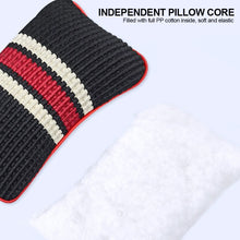 Load image into Gallery viewer, 1PC PU Ice Silk Car Seat Neck Pillow Headrest Rest Cushion Support Knitted Seat Auto Safety Accessories for Summer
