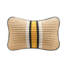 Load image into Gallery viewer, 1PC PU Ice Silk Car Seat Neck Pillow Headrest Rest Cushion Support Knitted Seat Auto Safety Accessories for Summer