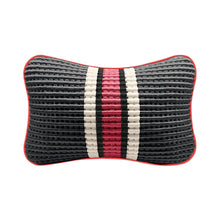 Load image into Gallery viewer, 1PC PU Ice Silk Car Seat Neck Pillow Headrest Rest Cushion Support Knitted Seat Auto Safety Accessories for Summer