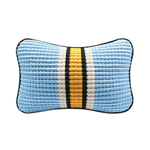 Load image into Gallery viewer, 1PC PU Ice Silk Car Seat Neck Pillow Headrest Rest Cushion Support Knitted Seat Auto Safety Accessories for Summer