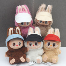 Load image into Gallery viewer, Miniature Peaked Cap for 17cm Labubu Dolls Cute DIY Doll Clothes Fashion Accessories Lovely Outfit Gifts for Girls Friends