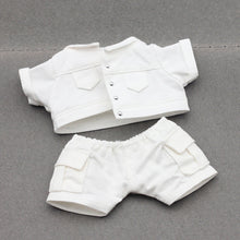 Load image into Gallery viewer, Miniature Shirt and Shorts Set for 17cm Labubu Dolls Cute DIY Doll Clothes Fashion Accessories Lovely Outfit Gifts for Girls Friends