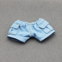 Load image into Gallery viewer, Miniature Shirt and Shorts Set for 17cm Labubu Dolls Cute DIY Doll Clothes Fashion Accessories Lovely Outfit Gifts for Girls Friends