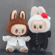 Load image into Gallery viewer, Miniature Shirt and Shorts Set for 17cm Labubu Dolls Cute DIY Doll Clothes Fashion Accessories Lovely Outfit Gifts for Girls Friends