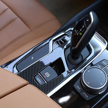 Load image into Gallery viewer, Carbon Fiber Car Central Console Gear Shift Box Panel Cover Trim ABS for BMW 5 Series