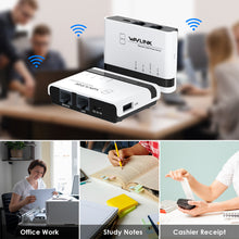 Load image into Gallery viewer, USB2.0 Wireless Printer Server With 10/100Mbps Lan/ Bridge Multi-Mode Computer Printer