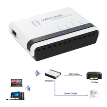 Load image into Gallery viewer, USB2.0 Wireless Printer Server With 10/100Mbps Lan/ Bridge Multi-Mode Computer Printer